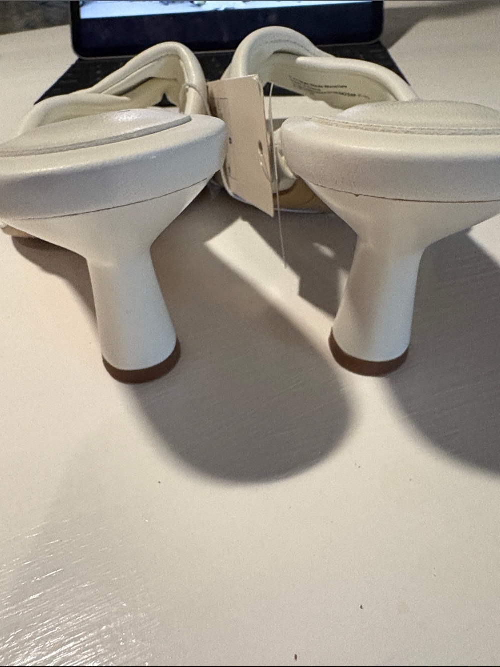 a new day White Padded Crossover Slide Mules - Picture 5 of 7